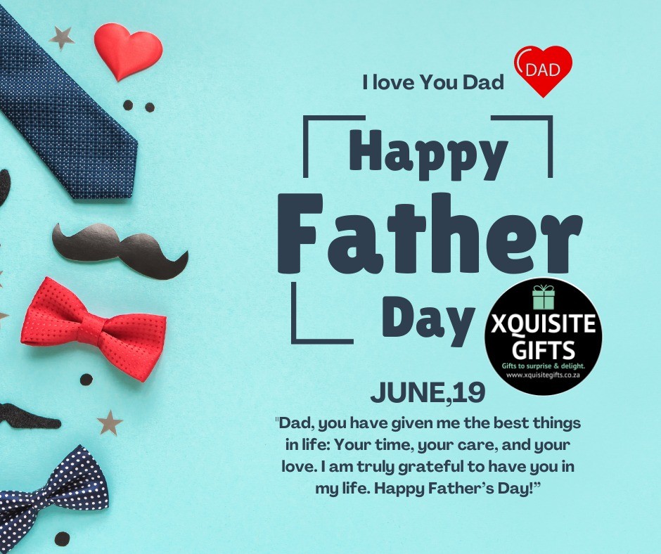 XquisiteGiftsCT's tweet photo. "Dad, you have given me the best things in life: Your time, your care, &amp; your love. I am truly grateful to have you in my life. Happy Father’s Day!”

We hope you have a great day &amp; that all Fathers out there are spoiled rotten.

https://t.co/F4ianCxEfO
#fathersdaygifts #capetown https://t.co/X1S5OH3USe