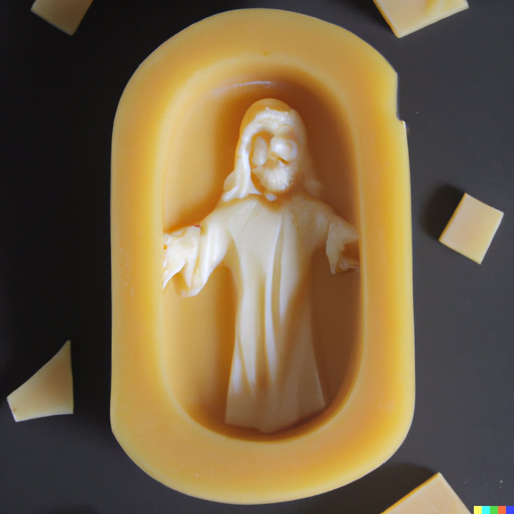 Cheese Christ #dalle2 #AI #generativeart