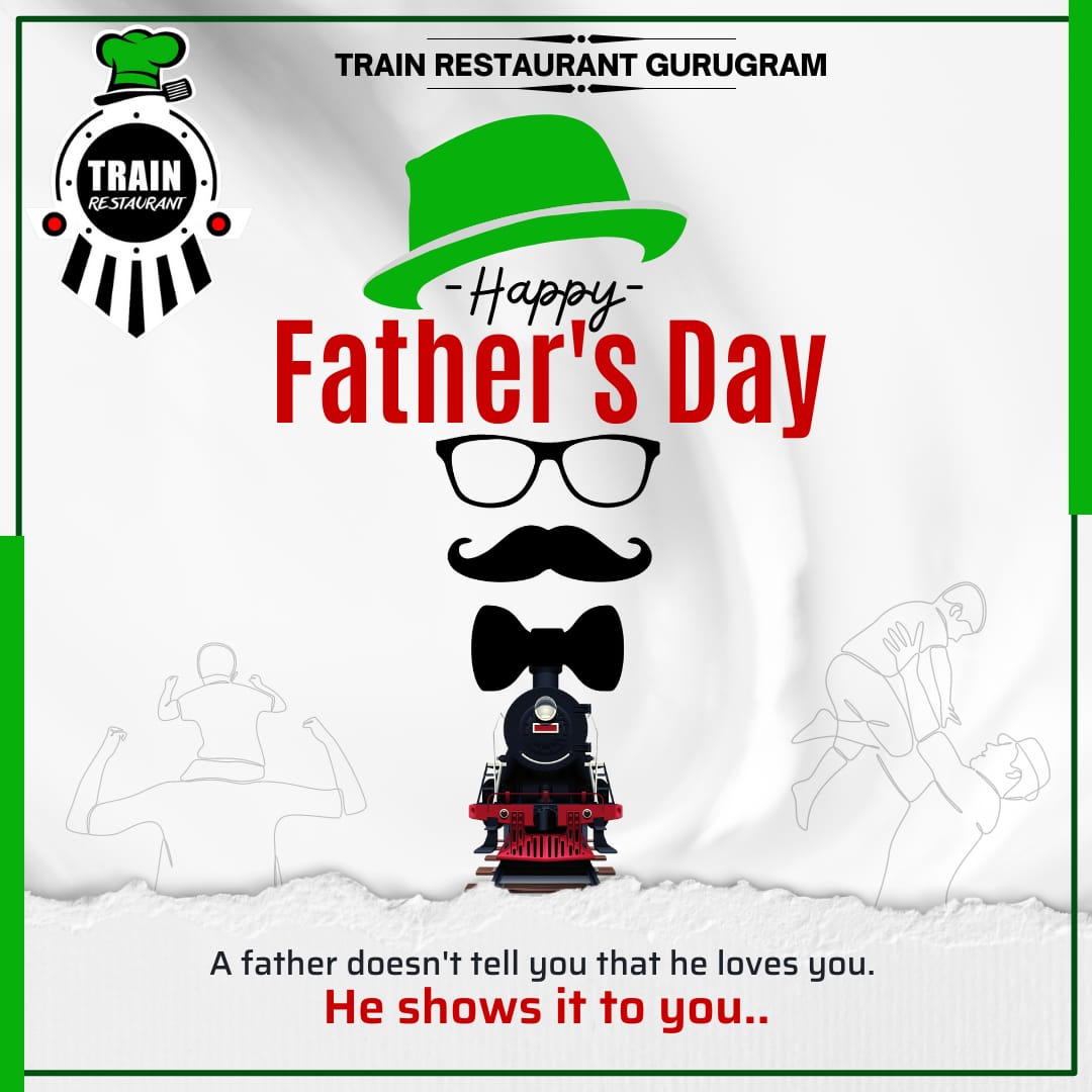 TrainRestGGM's tweet photo. Great men are not born, but molded by their fathers and their fathers before them. Being a father is such a big responsibility!
#HappyFathersDay #HappyFathersDay2022 #gurgaon #gurugramblogger #gurugramnews #gurgaoncity #gurgaonfoodies #socialbrainz #trainrestaurantgurugram https://t.co/bMwfUgQaF4