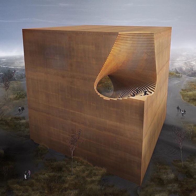 parametricarch's tweet photo. VOID - Duhamel Competition Entry by Daniel Widrig for a landmark structure signifying the end of the mining era in Saarland, Germany | 2011.

#competition #conceptual #conceptdesign #digitaldesign #design #parametric #grasshopper3d #rhinoceros3d https://t.co/S1fwnqxbmz
