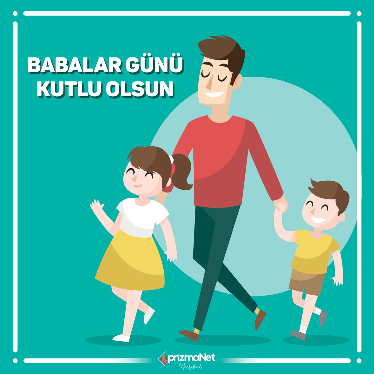 Çocuklarına her zaman onların yanında olduğunu hissettiren bütün babaların #BabalarGünü kutlu olsun.
