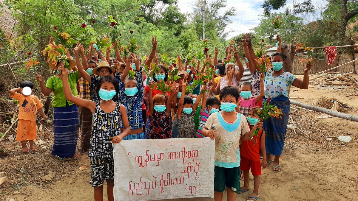 Wamtha2021's tweet photo. လူထုခေါင်းခေါင်းဒေါ်အောင်ဆန်းစုကြည်ရဲ့ ၇၇ နှစ်ပြည့်မွေးနေ့အဖြစ် အကြမ်းဖက်စစ်အာဏာရှင်ကိုတော်လှန်သပိတ်မှောက်ခဲ့တဲ့ ပြည်ကြီးတံခွန်သပိတ်...
#AungSanSuuKyi77
#77FlowerStrike
#FreedomFromFear
#June19
#WhatsHappeningInMyanmar
#အရေးတော်ပုံအောင်ရမည်
#အဂ္ဂဝံသ https://t.co/DQvUKFQjjC