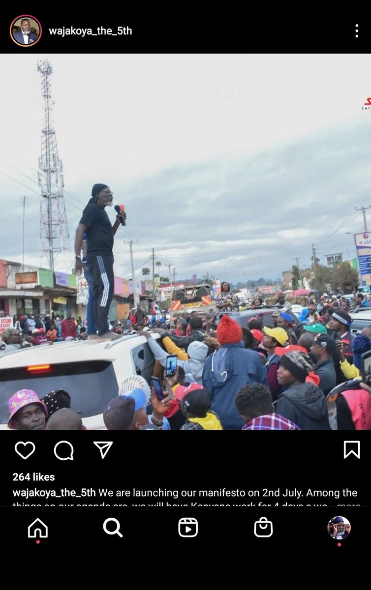 Instagram instagram.com/p/Ce-mOgHKoSU/… 
#WajackoyaThe5th