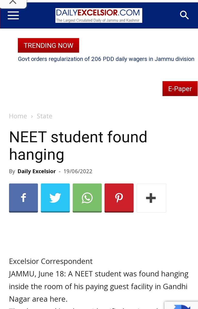 acharyaprodip3's tweet photo. Students are demanding to delay the exam, not cancel it.
Does the government take responsibility for the suicides that are happening all over the country now or the Ministry of Education?  
#JUSTICEforNEETUG
@narendramodi
@dpradhanbjp @EduMinOfIndia @NUSA_NEETUG @RahulGandhi https://t.co/WL8au1cHPC