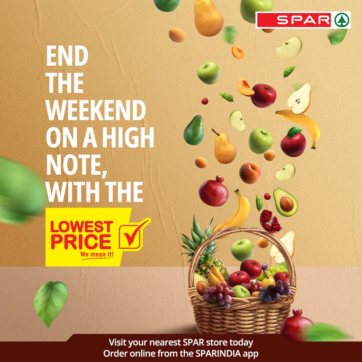 SparIndiaHyper's tweet photo. The weekend might be ending but the offers don’t have to!
Shop for everything you need at the best prices with SPAR Retail. 🛒
Shop Now - https://t.co/IyTAroQ9tU
#SundayLowestPrice #LowestPrice #Grocery #SPAR #SPARIndia #SPARHyperMarket #SPARRetail https://t.co/21Q8N2xwQA