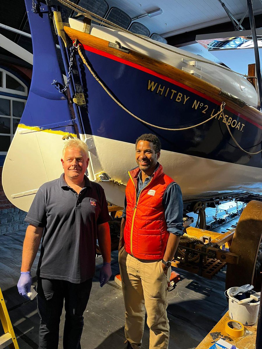 WHITBYRNLI's tweet photo. Find out what @SeanFletcherTV is up to with RNLI volunteer Neil at @MuseumRnli on tonight’s @BBCCountryfile at 7pm! #rnli #countryfile https://t.co/H5U62Esf6m