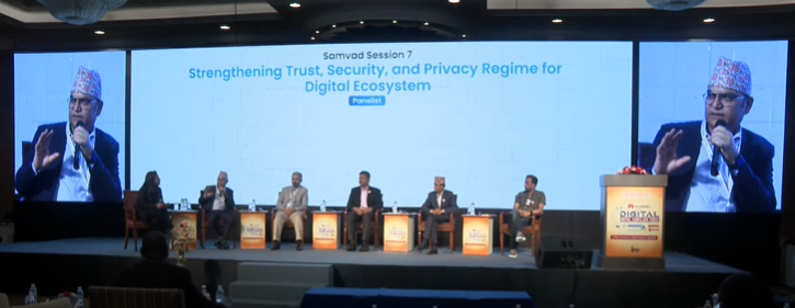SamvadDigital's tweet photo. Panel discussion ongoing on 'Strengthening Trust, Security and Privacy Regime for Digital.' https://t.co/EclGutkvNa