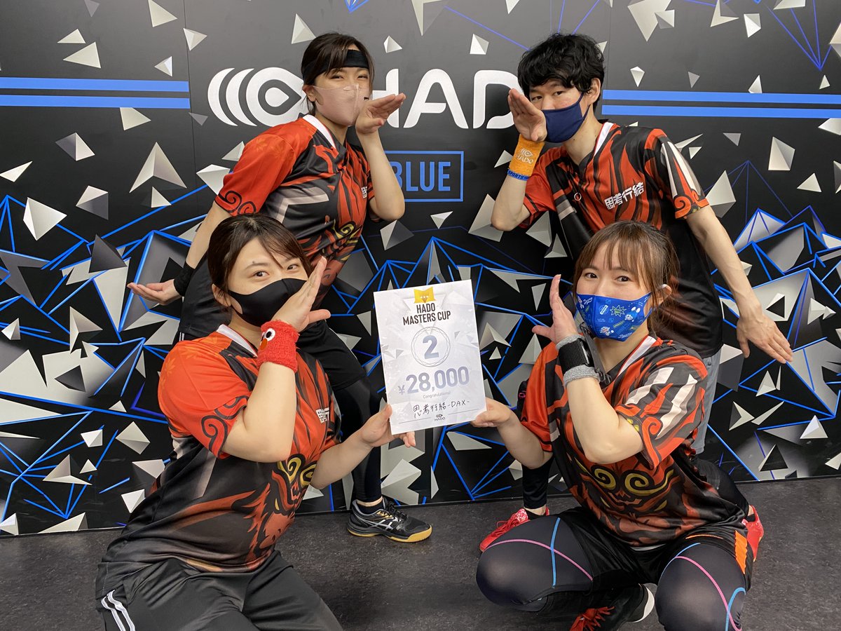 hado_info's tweet photo. 【HADO MASTERS CUP#38結果発表】
本日行われたMASTERS CUP#38の結果は以下の通りです✨
優勝 Arc-A's(@Arc_As_HADO)
2位 思考行結-DAX-(@ahirugumi_hado)
3位 HIBANA(@HIBANA_hado)
入賞チームの皆さんおめでとうございます😊
#HADO
#MASTERSCUP https://t.co/AbBK6iBtGI