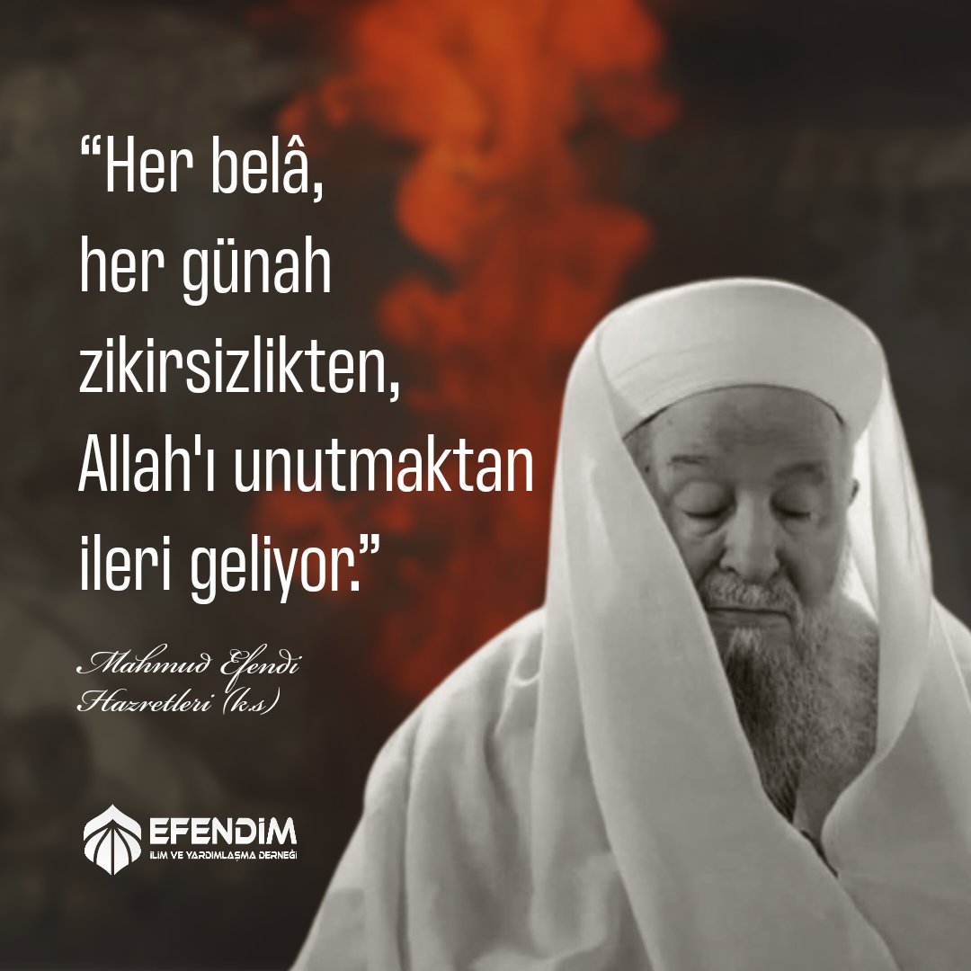 dernekefendim's tweet photo. "Her belâ, her günah zikirsizlikten, Allah'ı unutmaktan ileri geliyor."

#MahmudEfendiHazretleri https://t.co/H0enpmCxzO