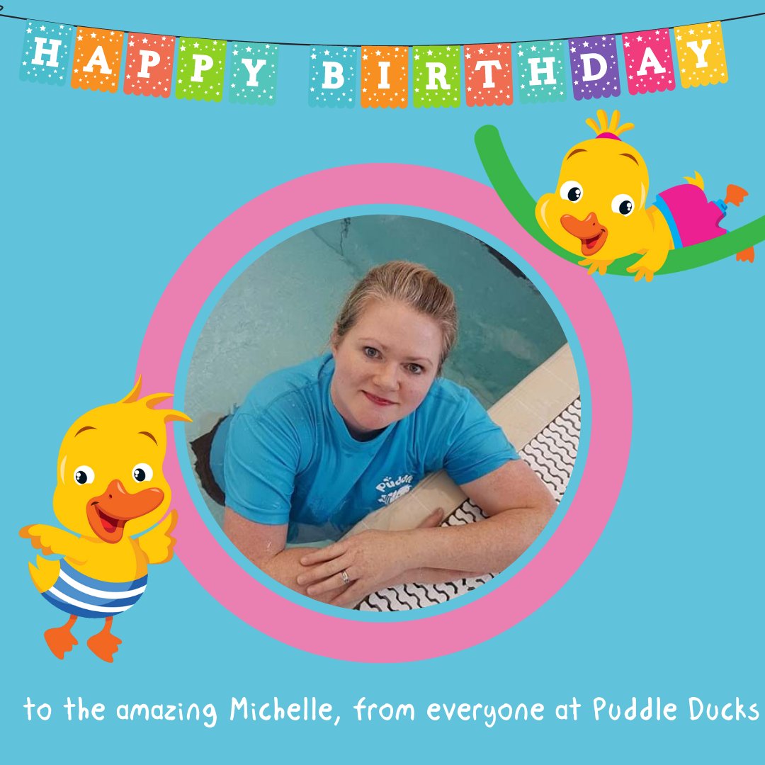 Happiest of birthdays to the amazing Michelle!  We hope that you have a day as lovely as you are! Lots of love all of our team at Puddle Ducks x