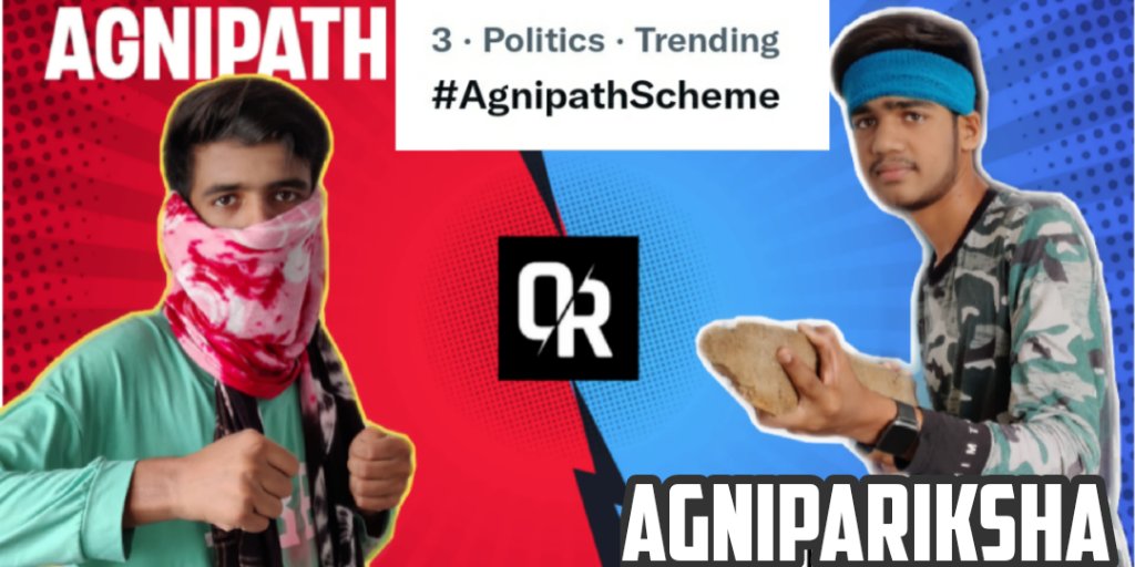 TriveshBisen's tweet photo. #Agnipath #AgnipathScheme #Agneepath #अग्निपथ #अग्निवीर 
Totally relatable video👉
https://t.co/lC4kl6KcSx
Trending no.3 keep tweeting. https://t.co/wFcjySf0xc