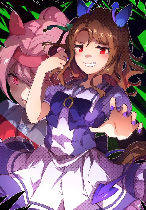 ワルキング団よ! 
#ウマ娘 #キングヘイロー #ハルウララ 