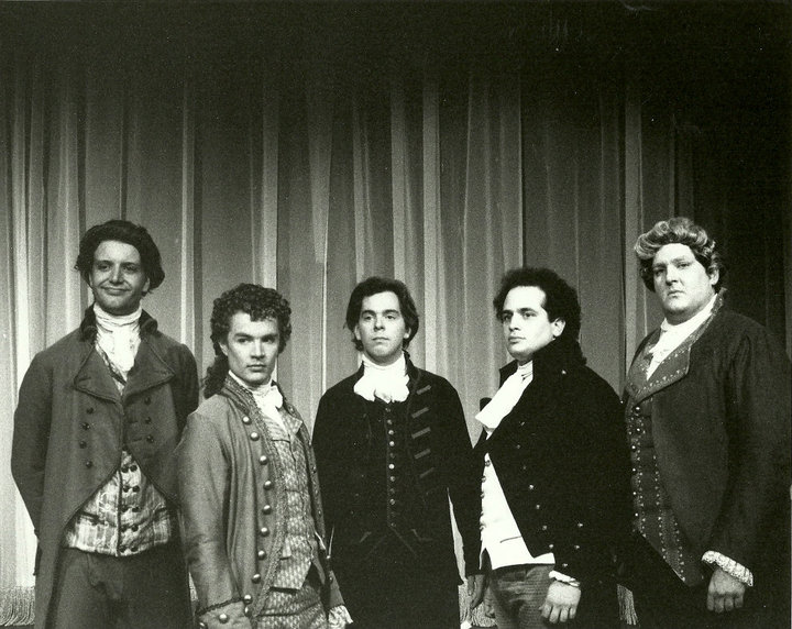 jamie_marsters's tweet photo. Pic of the Day: @JamesMarstersOf & some other fine looking fellows... in the play Incorruptible 1989
#JamesMarsters #CURLS™ #OKButThatLookShouldJustLookRidiculous #AndYet #PullsItOff #MustBeTheCURLS #BecauseCURLS https://t.co/wVFnhaue8d