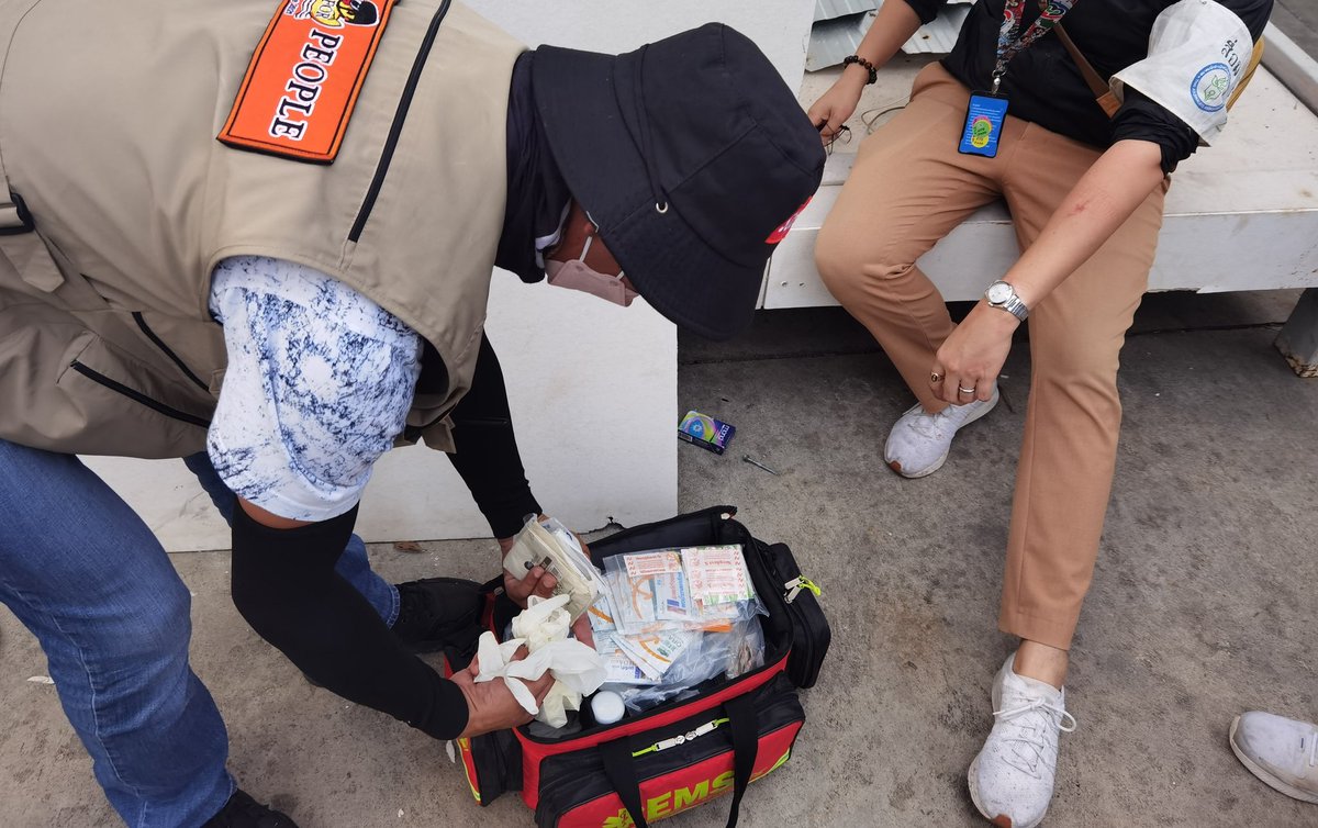 FIRST AID in PROTEST Organization tweet media