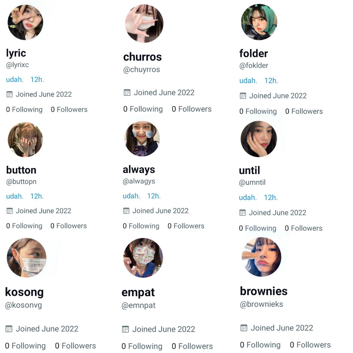 shuatsel's tweet photo. ✧ *WTS ACC KOSONGAN Y17 - Y22

💸 9k / acc

⋆ v all mastip 10 juli - 20 agustus 2022
⋆ go green (- ssb habis ganti @ ) 
⋆ masuk mt non moots + ht
⋆ dapet email + wa ba verif
#zonauang #zonaba https://t.co/1lJ57DmbtF