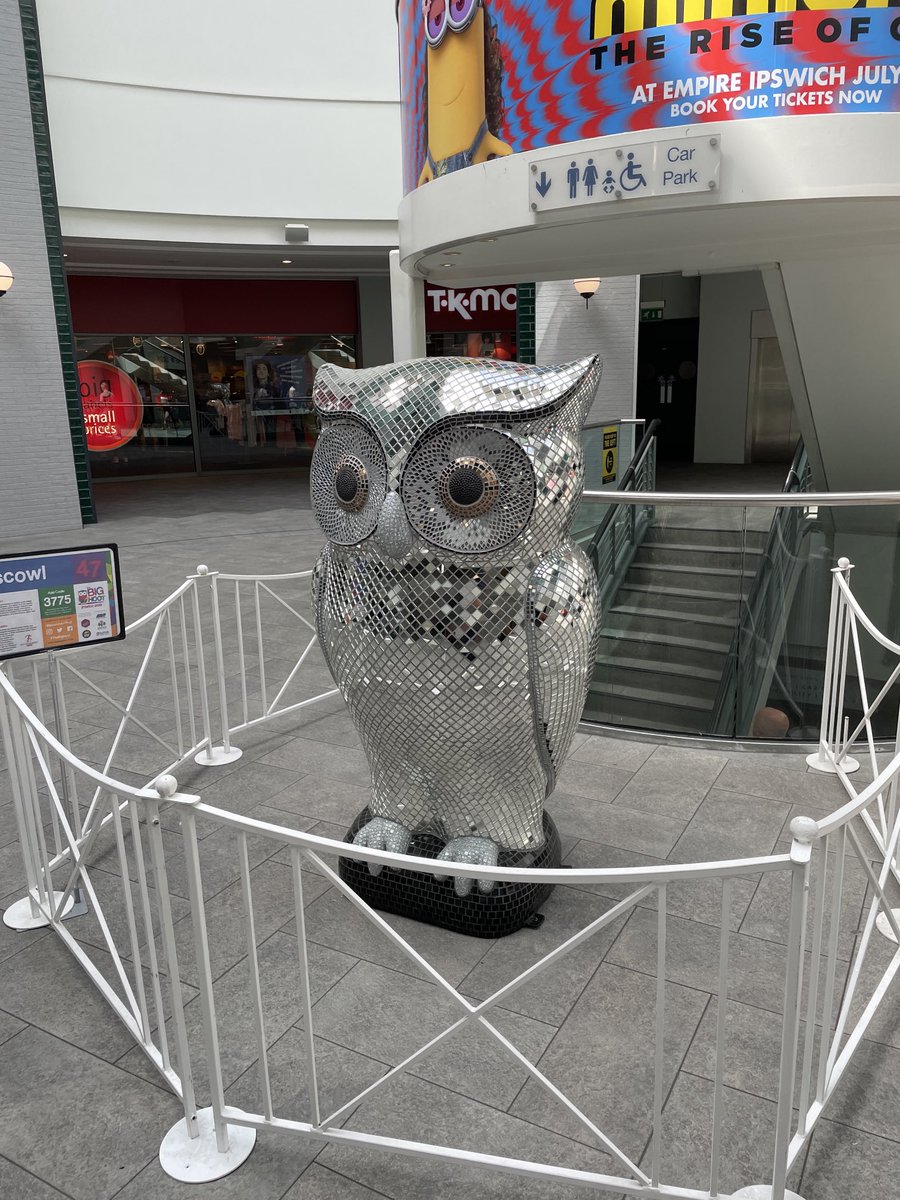 Ipswich really shining this weekend - #SuffolkPride yesterday, #TheBigHoot  ⁦@ipswicharttrail⁩ unveiled today, showcasing the best of our town and celebrating all we have to offer. Come on down and have a look around our fantastic independent shops while you are here 🙌 ⁦