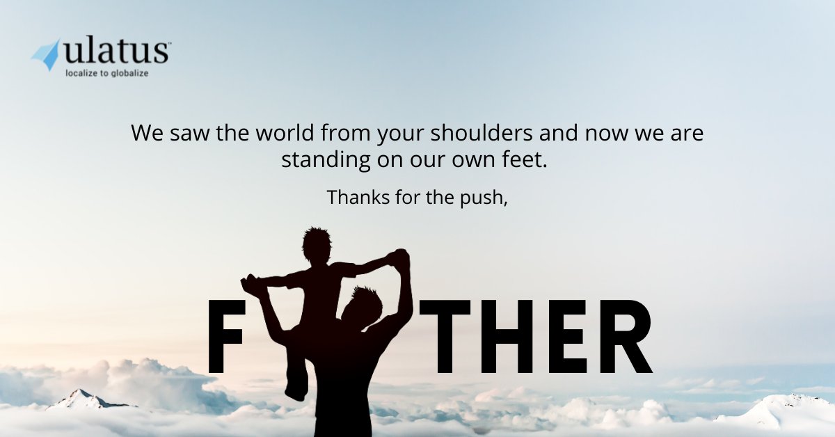 ulatus's tweet photo. A very Happy Father's Day!
#Ulatus #fathersday2022 #happyfathersday #fatherlove #firstlove #fathersday #firstmentor https://t.co/vQxnoCerg1