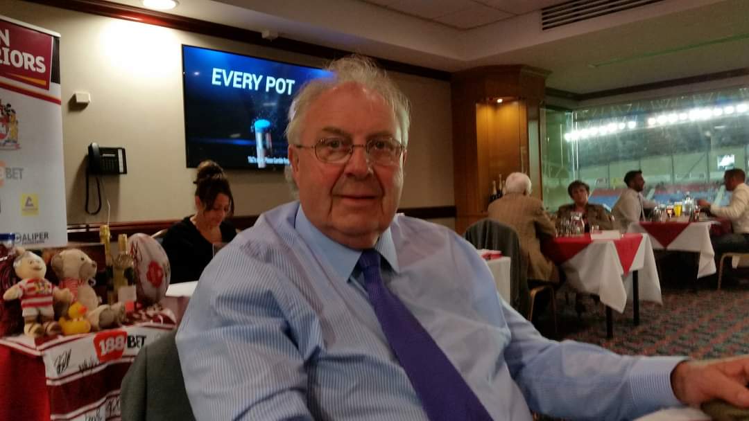 Enjoying the Hospitality Lounge at Wigan nice and a great game of rugby as well.
John x