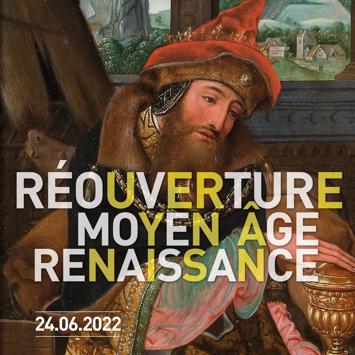 PBALille's tweet photo. 🎉😃🎊 RÉOUVERTURE DES SALLES MOYEN ÂGE &amp; RENAISSANCE 
👉 Le 24 juin 2022 👈

Grand week-end 𝗚𝗥𝗔𝗧𝗨𝗜𝗧 🎈 les samedi 25 et dimanche 26 juin, de 10h à 18h.

#MOYENAGE2022 #LeMuséeSeRéinvente #MoyenAge #Renaissance https://t.co/4El38uf9E4
