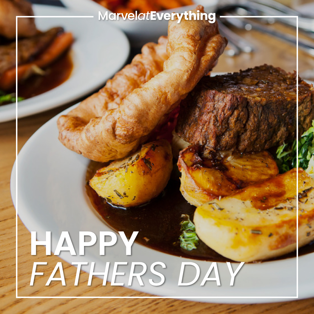MarvelAtEv's tweet photo. My dad just told me his joke about seasoning a roast. It's about thyme… 😆

Hope all you marvellous Dads have a lovely day! https://t.co/ffL31QV7hy