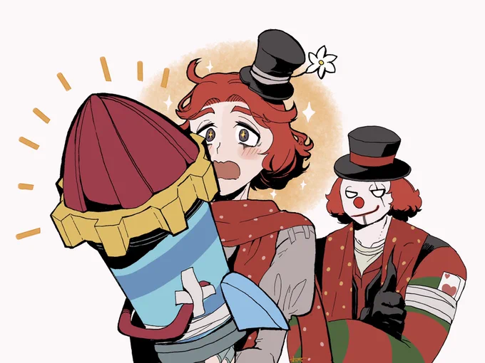 #色んな泣きピエロが見れるタグ

便乗です🤡 