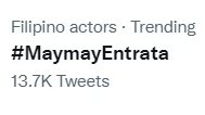 DominMonic's tweet photo. Grabeh trending pa rin po ang tags ni baby girl for #ASAPstrong ๐
Thank you fam for continuous tweeting๐๐
MAYMAY AMAkabogeraSunday
#MaymayEntrata
@maymayentrata07 https://t.co/TfuBEYYWTd