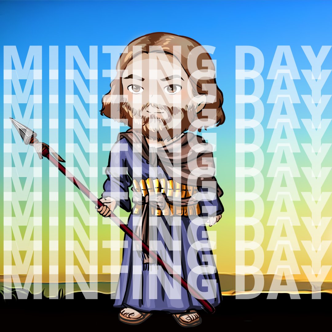 MINTING DAY!

Grab your favorite Bible character NFT! 

#nftdrop #nfts #christiannft #christianart #nftsales #nftwhitelist #opensea #eth