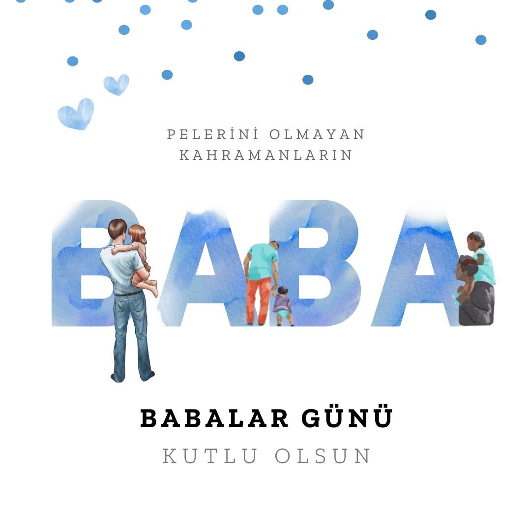 Çocuklarının ilk oyun arkadaşı, ilk sırdaşı, tatlı suçların ilk ortağı, ilk danışmanı ve belki de ilk ve tek kahramanları olan tüm babalarımızın Babalar Günü kutlu olsun! 💙