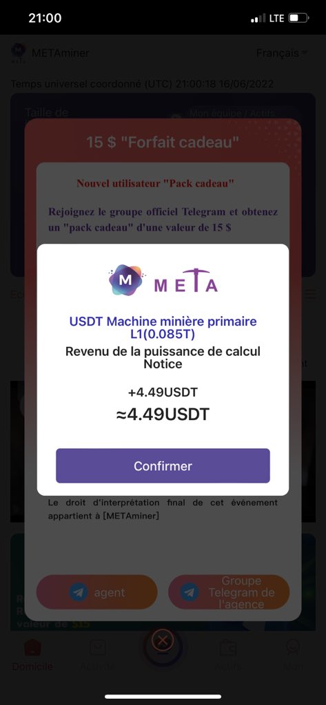 smart32100's tweet photo. Inscrivez-vous pour METAminer 🚀nouveaux utilisateurs avec lien pour obtenir un coupon de 100 $: https://t.co/3EaAKwrrPF ❤️❤️  meilleur plateforme ❤️❤️❤️ https://t.co/FjwFwj4f8Q