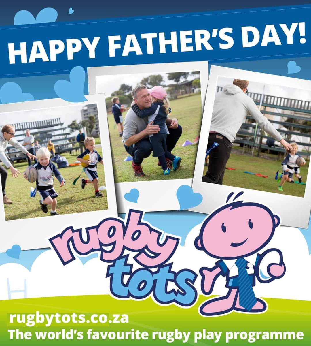 Wishing our amazing Dads a Happy Father’s Day. Thank you so much for all the effort you put into our Rugbytots!!!🏉🏉🏉 #fathersday #rugbytots #rugbytotsfamily #stellenbosch