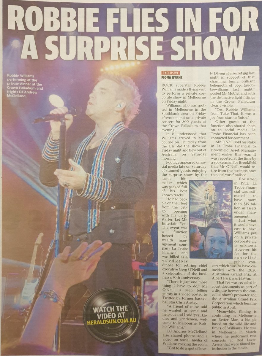Andrew McClelland (@andy_mcclelland) on Twitter photo My forays in to print media have finally come to fruition. <a href="/theheraldsun/">Herald Sun</a> has written an entire story based on my last tweet.
Next stop the Walkleys! My forays in to print media have finally come to fruition. <a href="/theheraldsun/">Herald Sun</a> has written an entire story based on my last tweet.
Next stop the Walkleys!