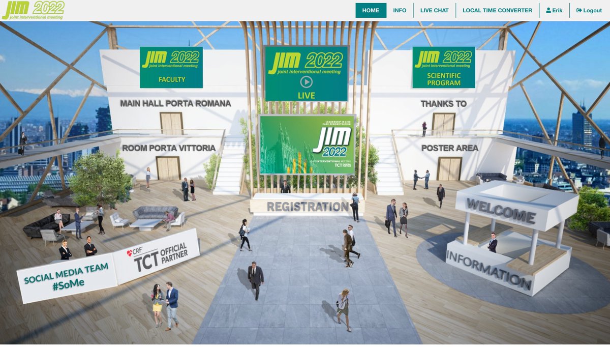 KardiologieHH's tweet photo. Just about to start...#JIM2022
For everyone attending online:
🔗login to the amazing virtual exhibition hall
#JIM22 https://t.co/1i4kB8H9hR