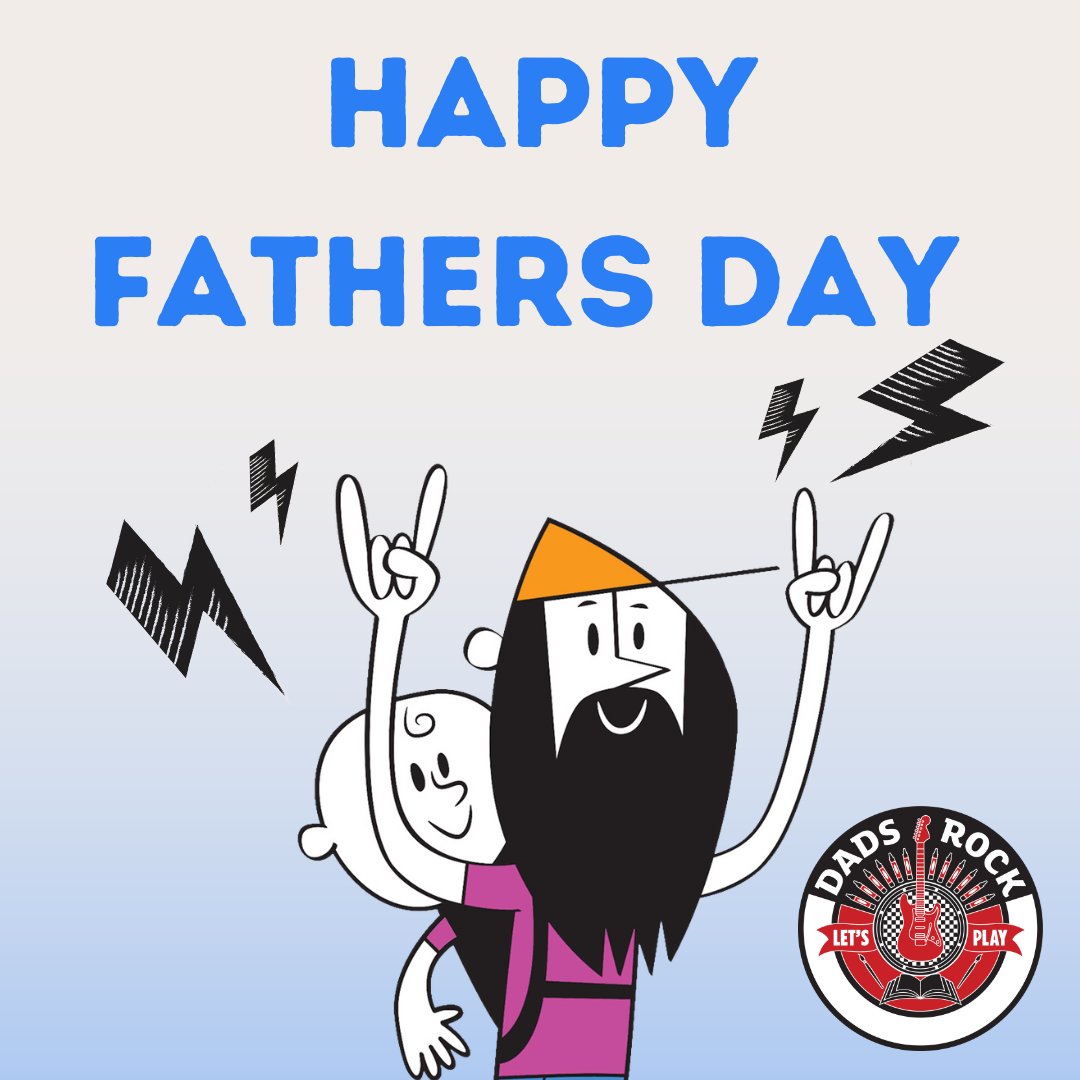 DadsRockOrg's tweet photo. Happy Fathers Day to all the amazing Dads out there! 

You Rock! 🎸🤘💙 https://t.co/E9cHxCn1dJ