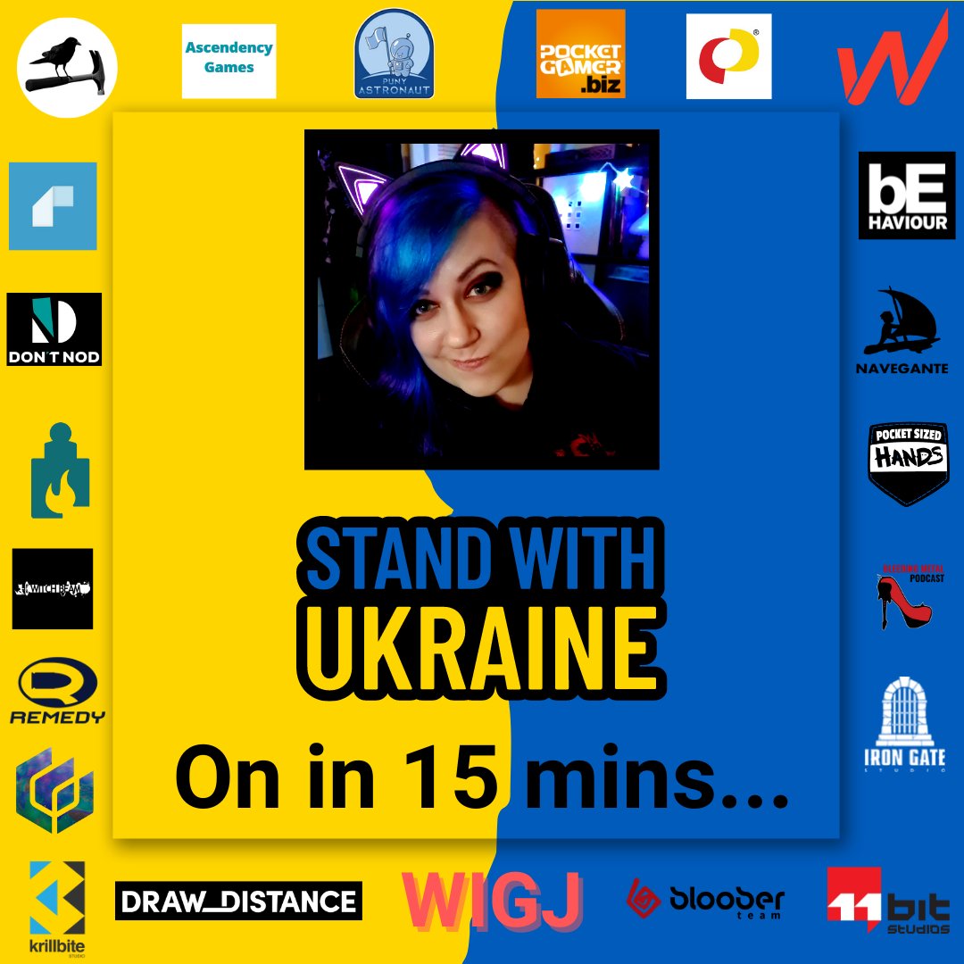 IGDA's tweet photo. Bees is back in 15 minutes to play Valheim on the WIGJ Twitch Channel #StreamForUkraine. Watch along to show support and for a chance to win prizes!
https://t.co/pC8VqNoSMW
#WIGJ #StandwithUkraine https://t.co/M929y6KMTN