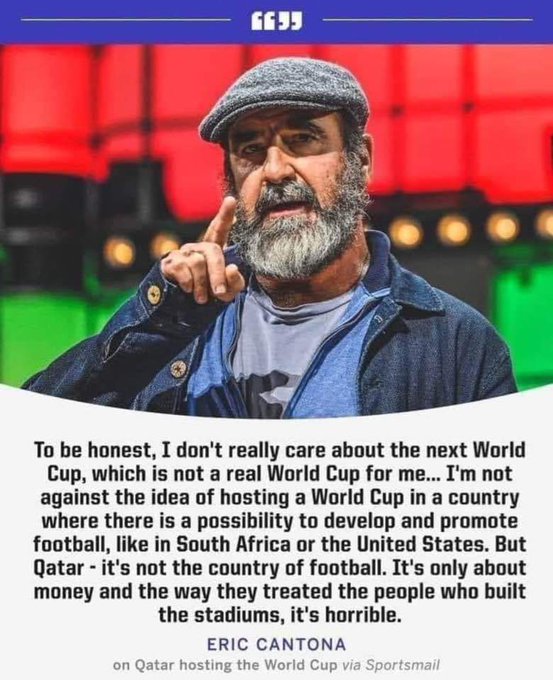 Well said #WorldCup2022 #Qatar