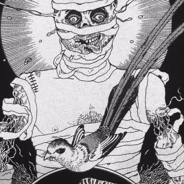 江戸川乱歩 原作・丸尾末広 作画の「芋虫」の中の印象的なモチーフを