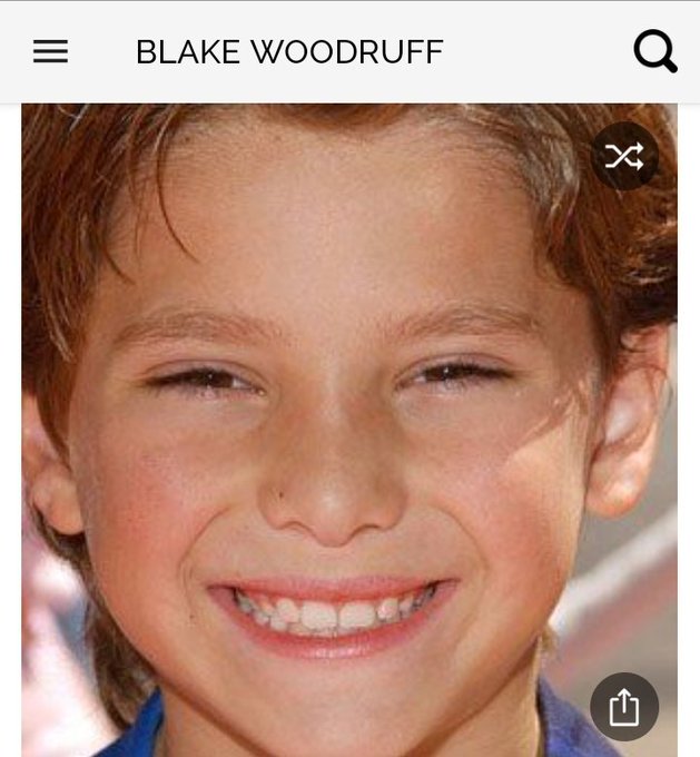 Happy birthday to this great actor.  Happy birthday to Blake Woodruff 