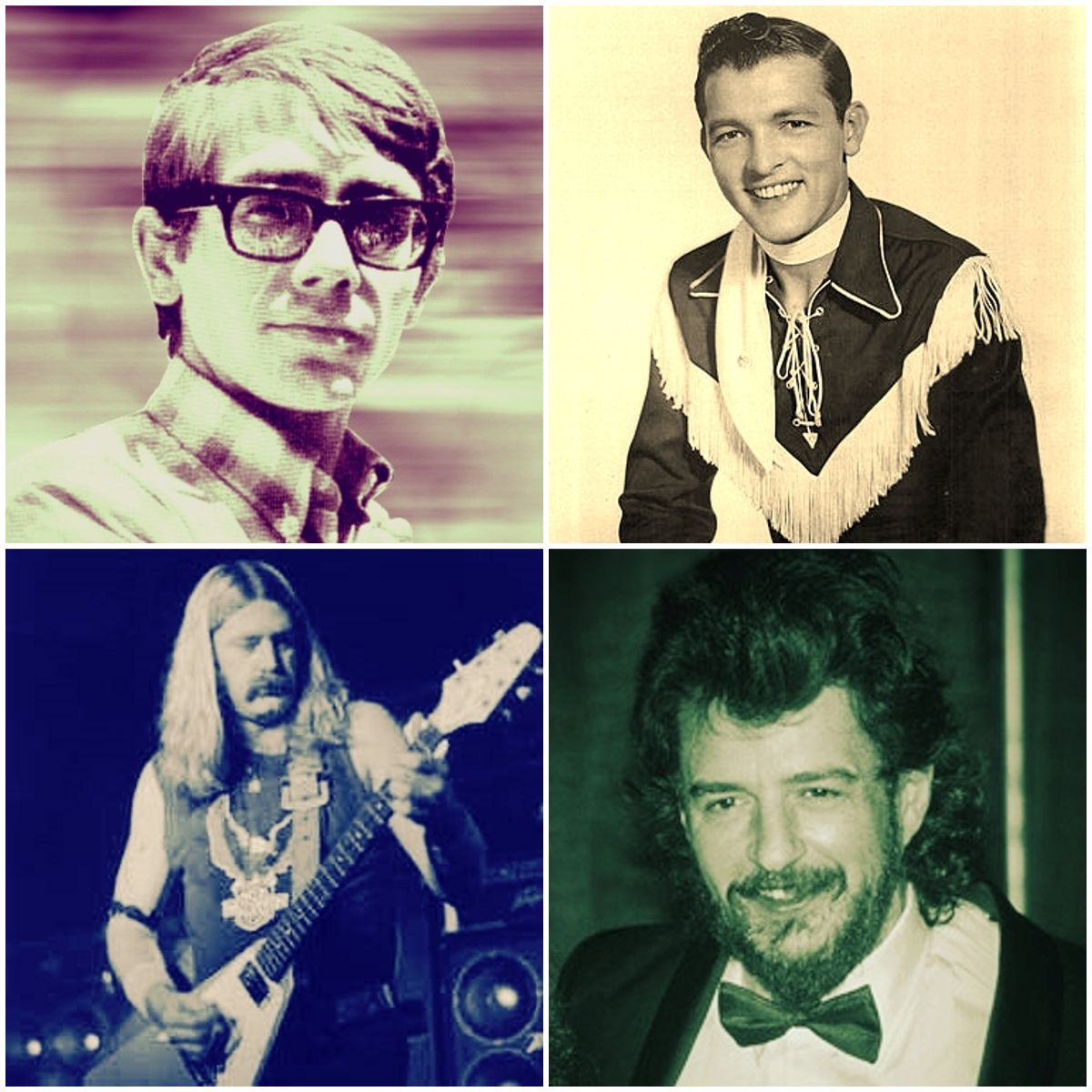 Deaths

1990 Antonio Martinez, Spanish rock guitarist, Los Bravos (Black Is Black)

1997 Bobby Helms [Robert Lee Helms], Country music singer (Jingle Bell Rock)