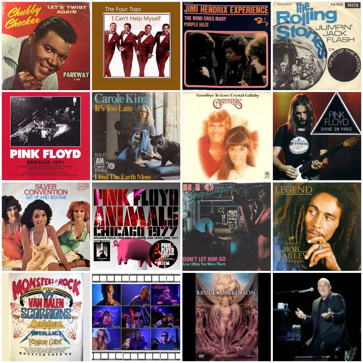 Events

1961 Single: Let's Twist Again • Chubby Checker

1965 The Four Tops went to #1 on the US singles chart with 'I Can't Help Myself'

1967 Single: Purple Haze • Jimi Hendrix