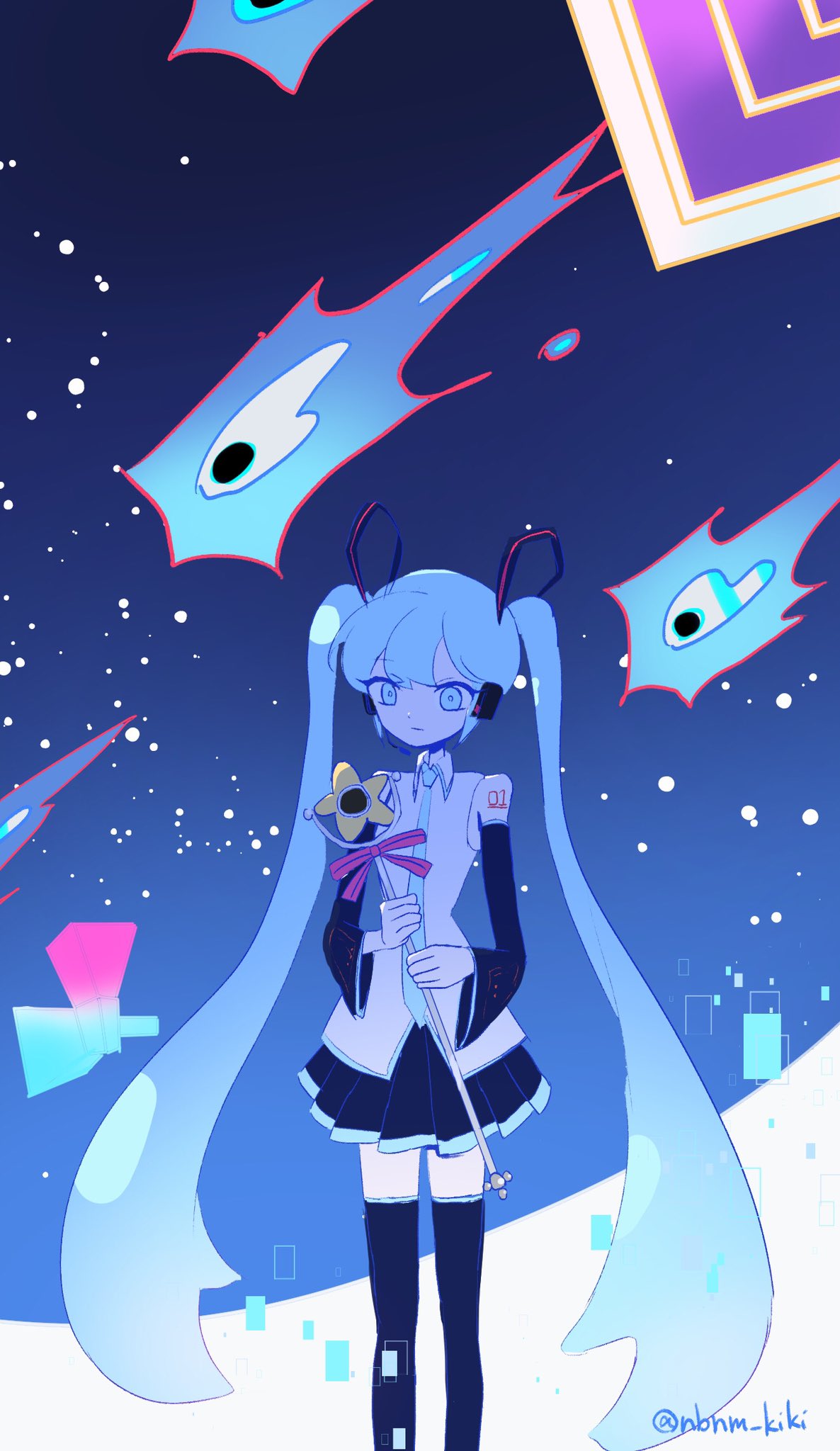 いくどら フューチャーイヴの初音ミク 人間味がなくて可愛い タップ推奨 初音ミク フューチャー イヴ イラスト T Co Zg277his7d Twitter