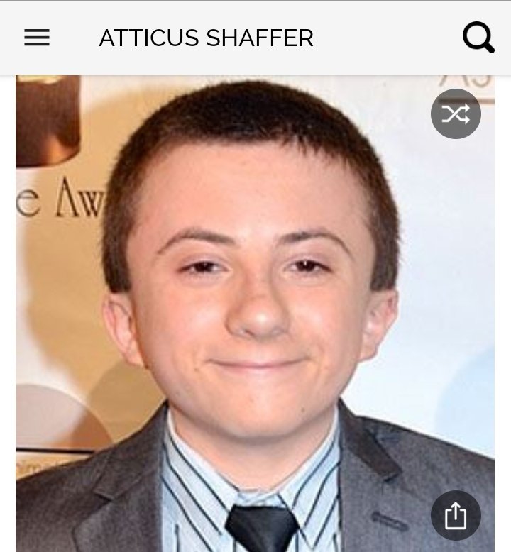 Happy birthday to this great actor.  Happy birthday to Atticus Shaffer 