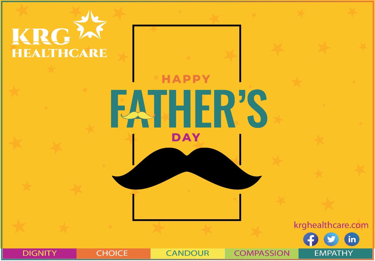 Wishing all Fathers a very Happy Father’s Day 🎂🥂❤️ #krghealthcare #MissionOutstanding #happyfathersday2022