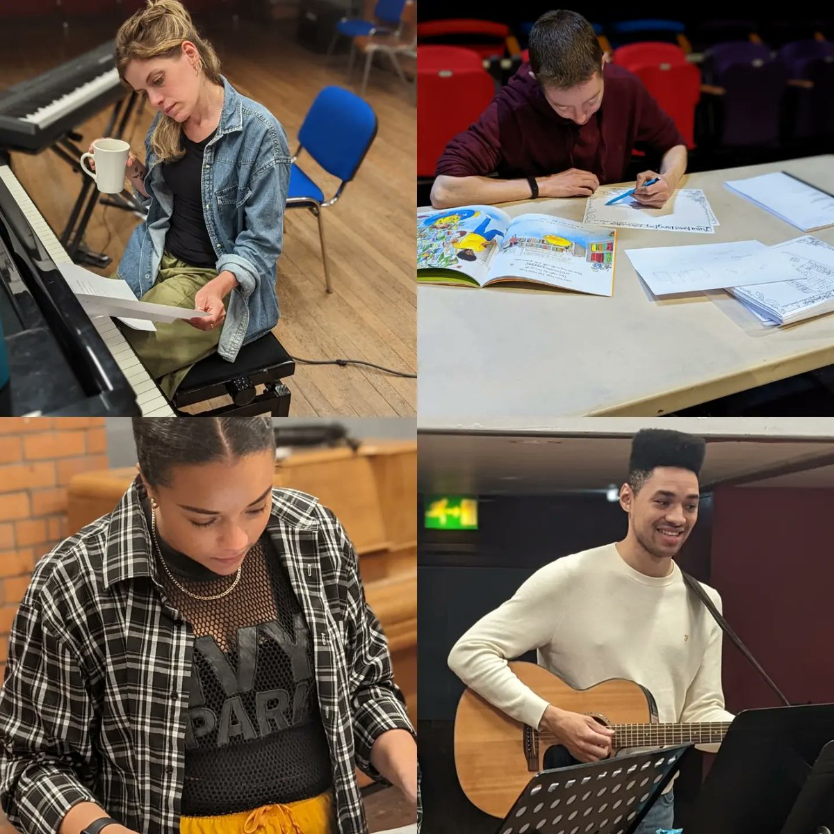 LittleSeedsMus's tweet image. And we're done! 2 weeks spent at the glorious Z-arts, exploring how to turn Luna Loves Library Day by @JosephACoelho &amp;amp; @fionalumbers into a musical for families. We've called these pictures sets 'thinking &amp;amp; writing', 'absorbing and rehearsing', 'showcasing', and 'larking about'.