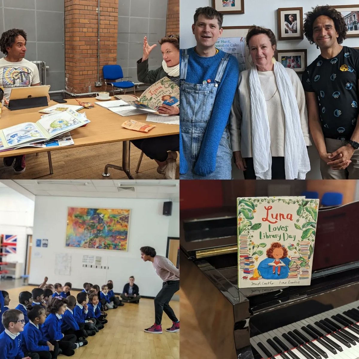 LittleSeedsMus's tweet image. And we're done! 2 weeks spent at the glorious Z-arts, exploring how to turn Luna Loves Library Day by @JosephACoelho &amp;amp; @fionalumbers into a musical for families. We've called these pictures sets 'thinking &amp;amp; writing', 'absorbing and rehearsing', 'showcasing', and 'larking about'.