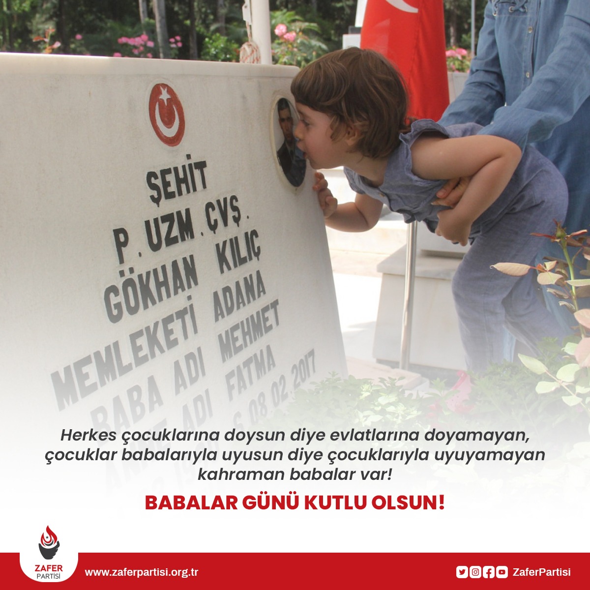 Herkes çocuklarına doysun diye evlatlarına doyamayan, çocuklar babalarıyla uyusun diye çocuklarıyla uyuyamayan kahraman babalar var!
#BabalarGünü Kutlu Olsun!..