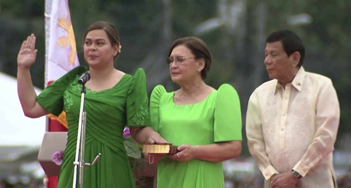 Mabuhay, Inday Sara Duterte! The 15th Vice President of the Republic of the Philippines!! 🦅 ❤️🇵🇭 #OurVPSaraDuterte