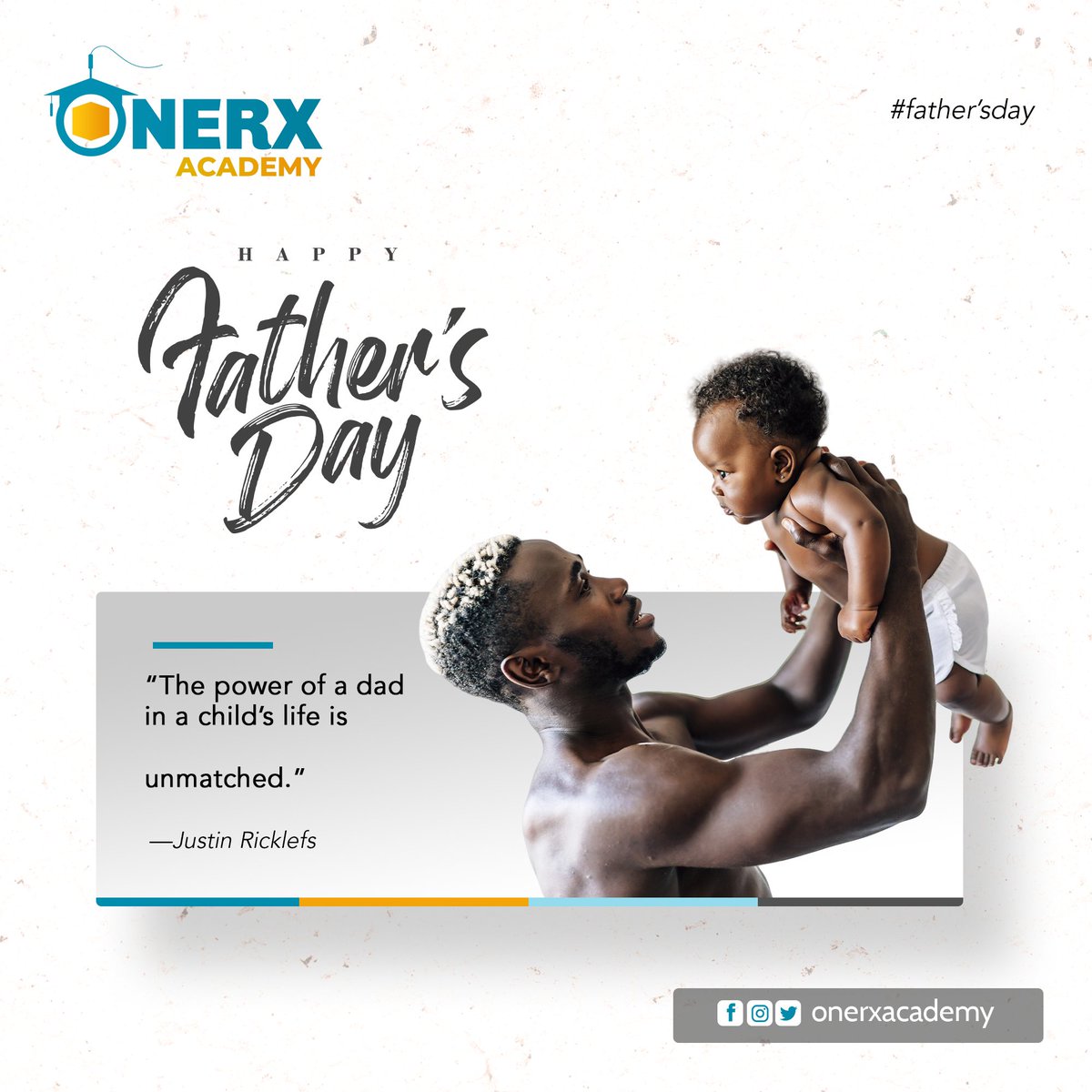 onerx_ng's tweet photo. Not all heroes wear capes, To our heroes 💪👑 Happy Father’s Day.
#DigitalMarketing #FathersDay #FathersDay2022 #tech #onerx #PharmTech #PVCs #Pharmacy # https://t.co/pQQxA6H72j