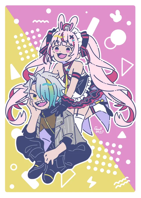👊🐰
 #漢気名画
 #まりあーと 