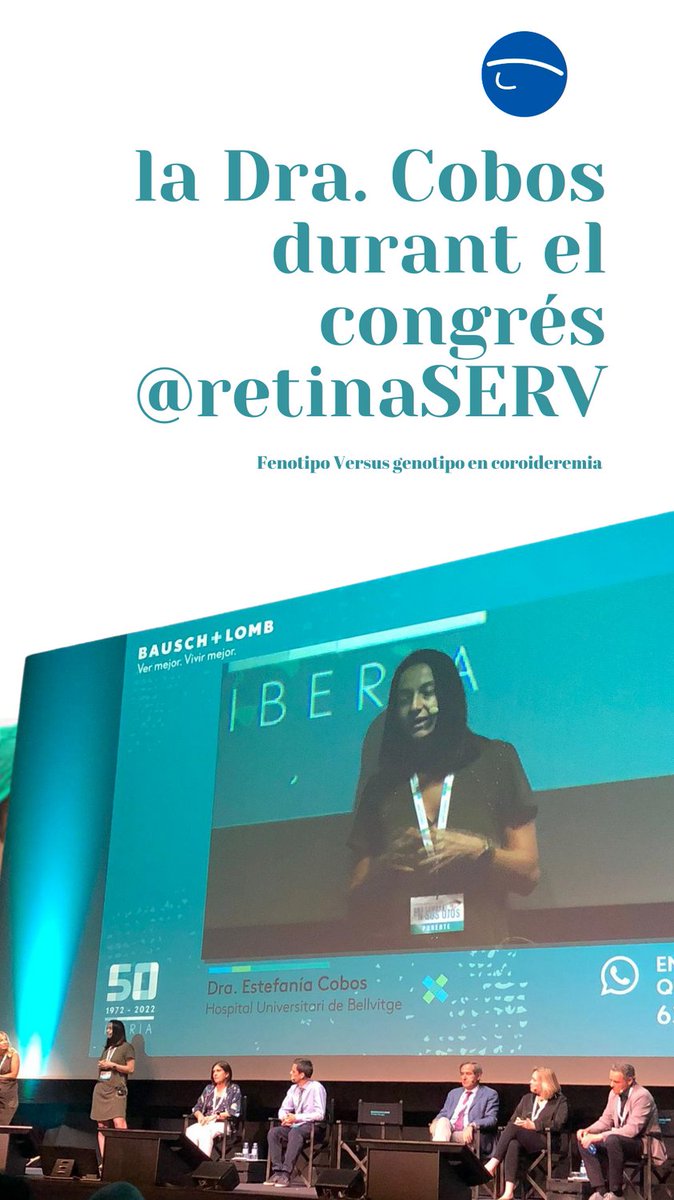 Oftalpilar's tweet photo. La Dra. Cobos durant la seva presentació al Congrés @retinaSERV. #oftalmologia #retina #especialistes https://t.co/nqBDPSJNhr