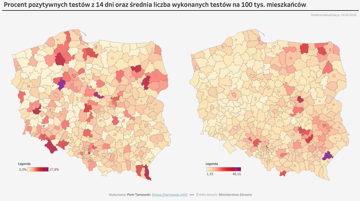 #COVID19 w 🇵🇱 - podsumowanie tygodni

📈 Wskaźnik średniej z 7 dni liczby nowych zakażeń #COVID19 na 100 tys. mieszkańców 🇵🇱 wynosi 0⃣,4⃣5⃣  👉 c19.ovh